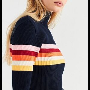 NWT Urban Outfitters Navy Stripe Sweater Sz L